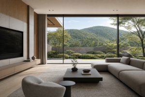 别墅后方背景山体与建筑避坑要点