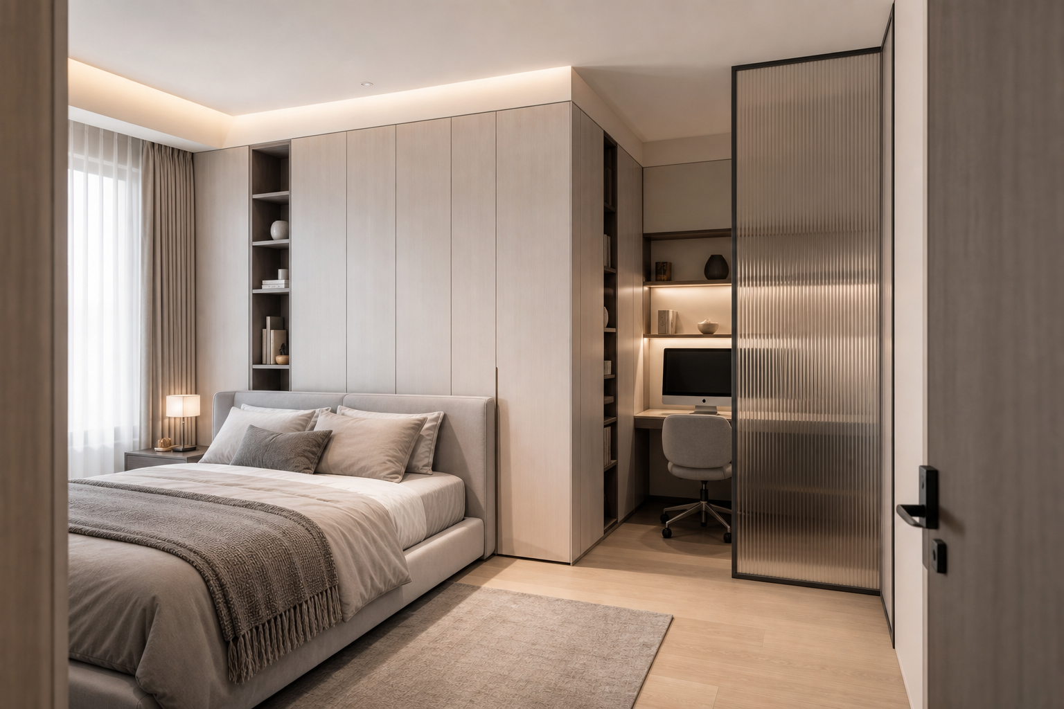 主卧办公区隔离设计避坑要点