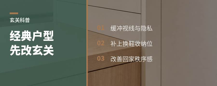 经典户型里，玄关为什么总被先改