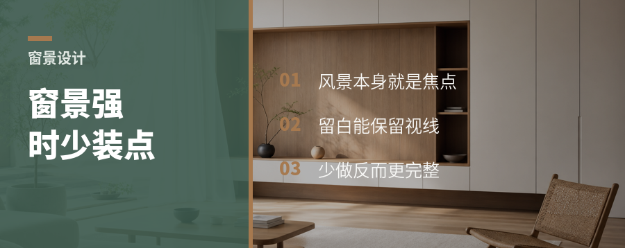 窗景够好时，家里真的要少装一点吗