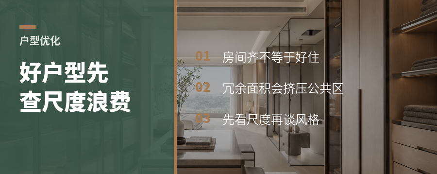 好户型也要改，先找尺度浪费