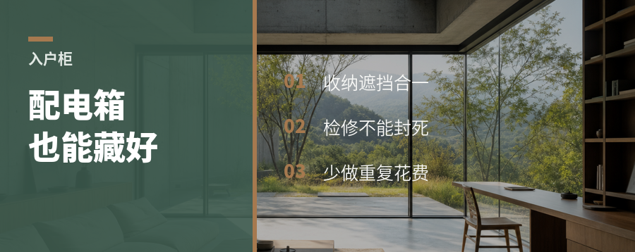 入户柜多做一步，配电箱也能省心