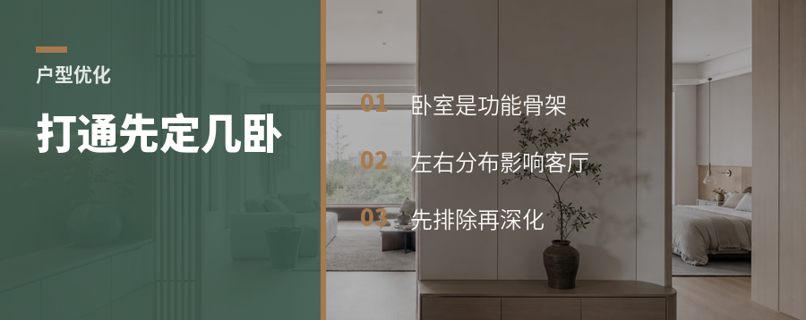 两套房打通，先别急着画客厅
