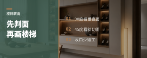 楼梯转角方案别急画，先判断面关系