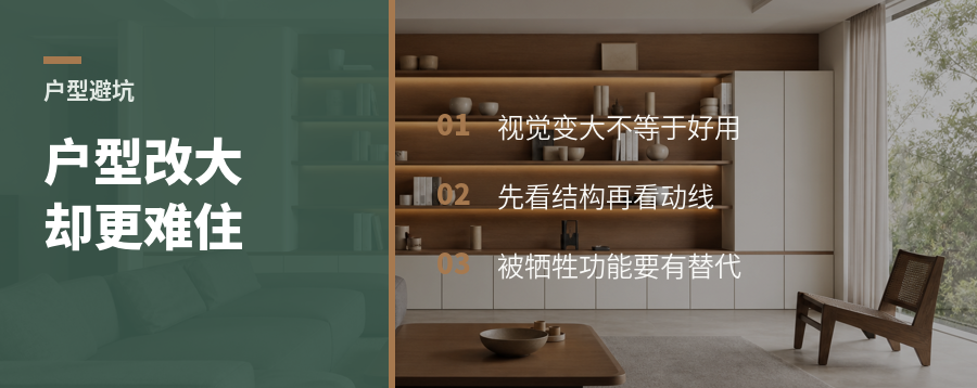 户型越改越大，为什么反而难住人