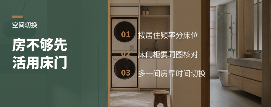 房间不够，先把床和门做活