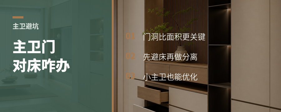 主卫门对床，真会影响入住吗