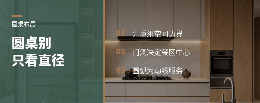 餐客厅放圆桌，为什么常要改圆弧墙