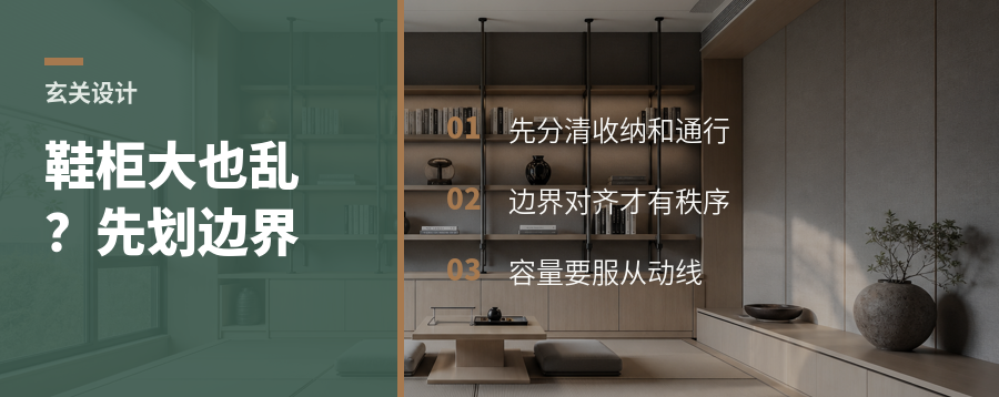 玄关一乱，鞋柜再大也难用