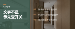 CAD文字不显示，可能卡在这个开关