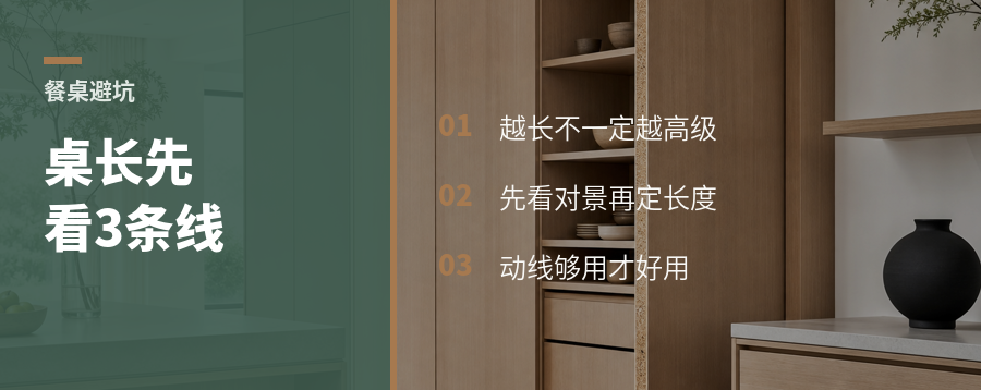 餐桌越长越高级？先看这3条线