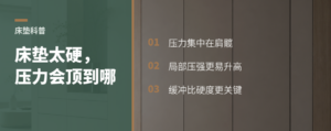 硬椰棕床垫太硬，会把压力顶到哪里