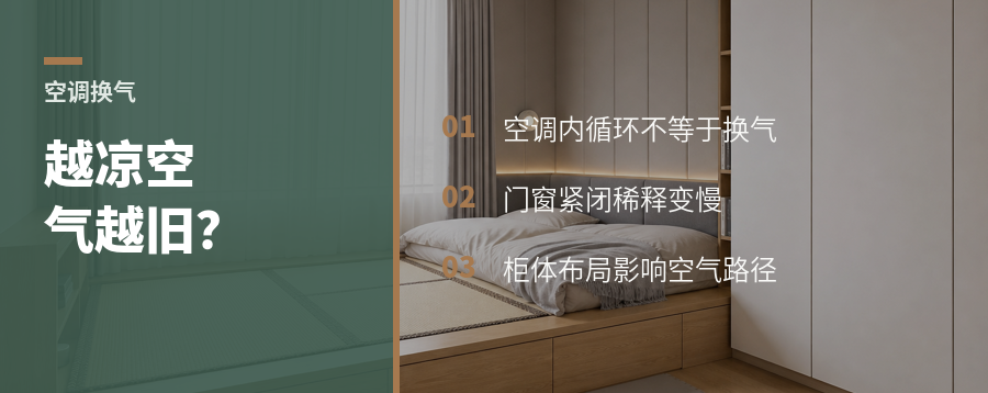 空调房越凉，空气可能越“旧”