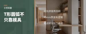 免漆T形圆弧柜体，不只靠一体模具