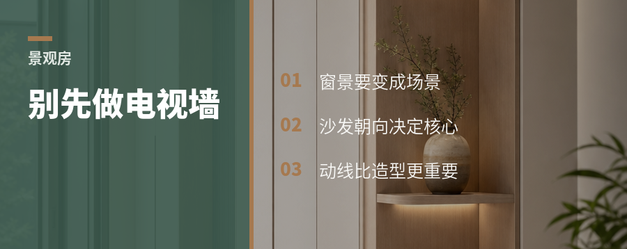 景观房装修：别急着做电视墙，先看窗外
