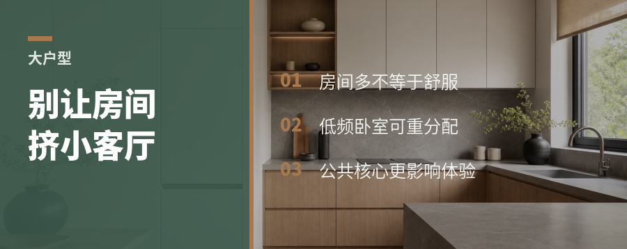大户型别硬塞房间，客厅反而会变小