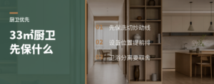 33㎡小户型，厨卫设备先保什么