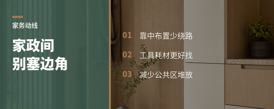 家政间放中间，少走多少冤枉路