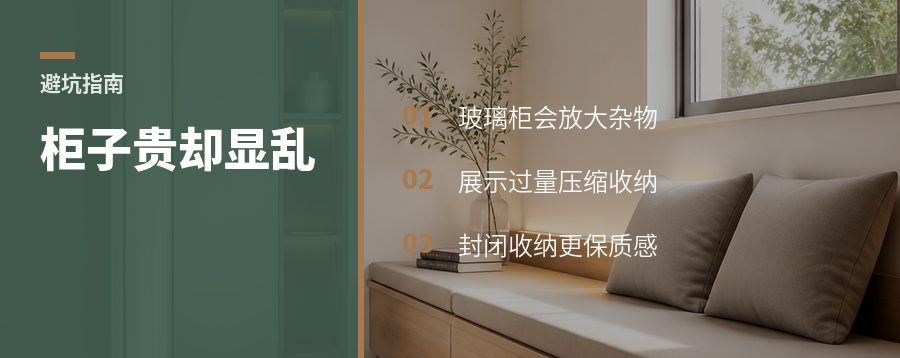柜子花了钱，家却显乱的关键
