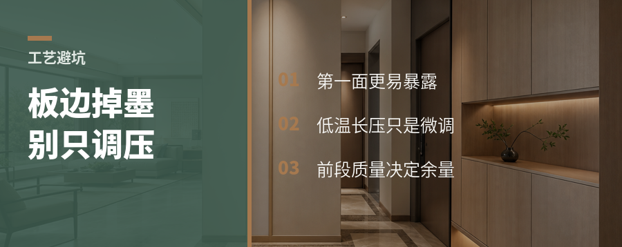 板边掉墨，低温长压为何不总管用呢