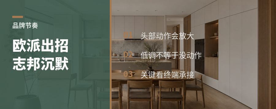 欧派频出招，志邦为何沉默