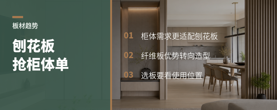 柜体里刨花板为何抢走密度板订单