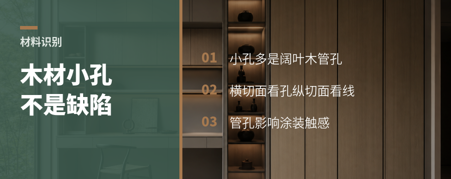 木材横切面的小孔，藏着阔叶木身份
