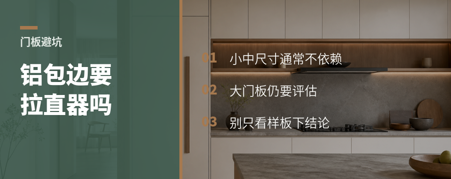 铝包边门板一定要装拉直器吗