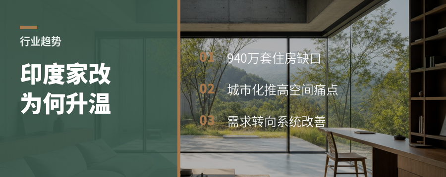 印度家居改善，为什么突然变热