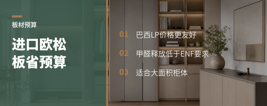 预算有限还想用进口欧松板，巴西LP怎么看