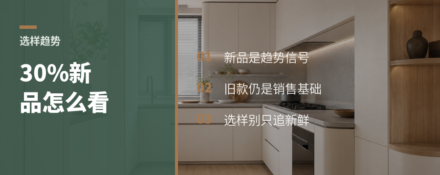 展厅里30%新品，门店选样能看出什么