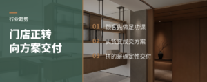 门店还在等客推销？新模式已改成方案交付