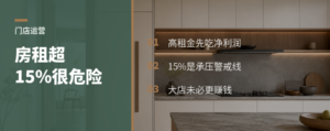 店开得越大越体面，利润可能越先被房租吃掉
