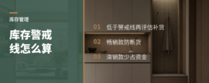 库存警戒线怎么设才不压钱