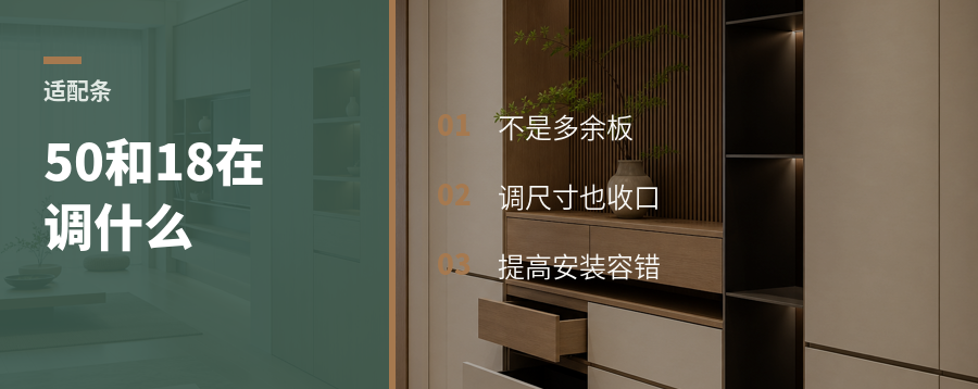 50和18适配条，到底在调什么