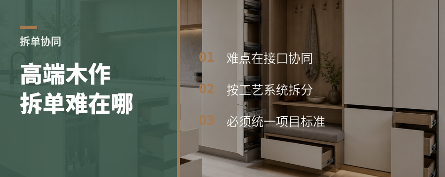 高端木作拆给多家做，难点不在拆