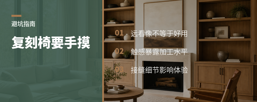 复刻椅像不像，手摸一圈才见真章