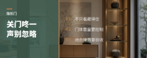 隐形门做电视背景墙，关门声别忽略