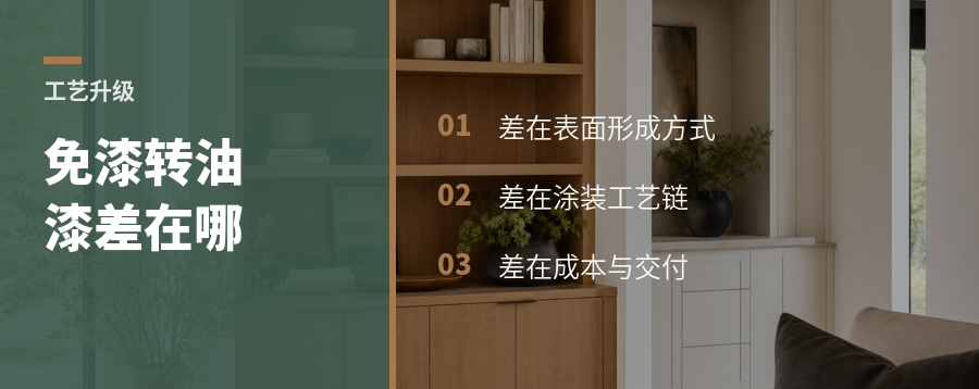 免漆柜升级油漆柜，工厂差在哪