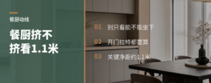 厨房餐厅挤不挤，先看这1.1米