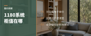 1180元/㎡系统柜值在哪
