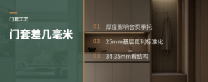 门套厚几毫米，合页就差一口气