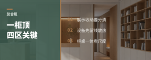 一面柜子，为什么能顶四个功能区