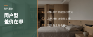 同户型差几十万，材料钱花在哪