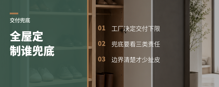 全屋定制最怕翻车，谁来兜底