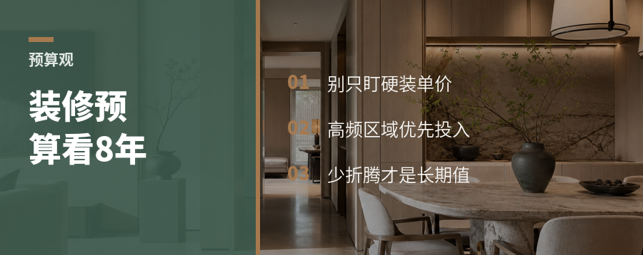 装修预算别只看房价，住8年更关键