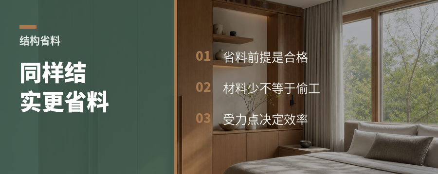 同样结实的柜子，为什么有人更省料