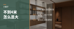客厅不到4米，显大不只靠少做柜
