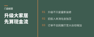 单品店升级大家居前，经销商为何先算现金流