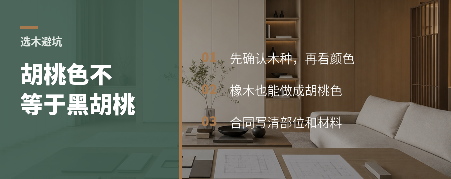 实木家具选木种，别被颜色带偏了